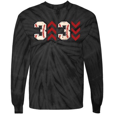 3 Up 3 Down Three Up Three Down Baseball Game Day Baseball Tie-Dye Long Sleeve Shirt