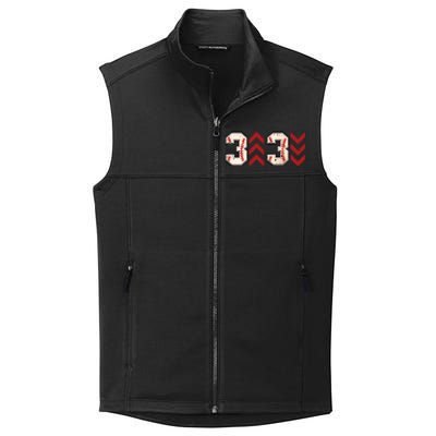 3 Up 3 Down Three Up Three Down Baseball Game Day Baseball Collective Smooth Fleece Vest