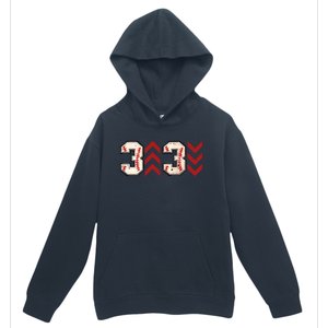 3 Up 3 Down Three Up Three Down Baseball Game Day Baseball Urban Pullover Hoodie