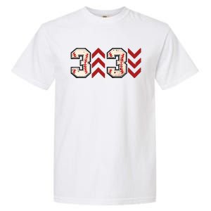 3 Up 3 Down Three Up Three Down Baseball Game Day Baseball Garment-Dyed Heavyweight T-Shirt