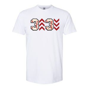 3 Up 3 Down Three Up Three Down Baseball Game Day Baseball Softstyle CVC T-Shirt