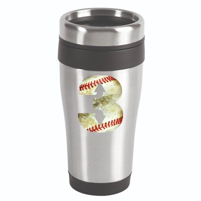 3 Up 3 Down Three Up Three Down Baseball Softball Player Gift 16oz Travel Tumbler