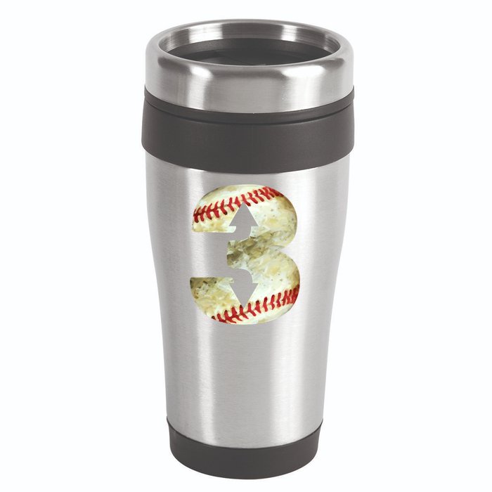 3 Up 3 Down Three Up Three Down Baseball Softball Player Gift 16oz Travel Tumbler