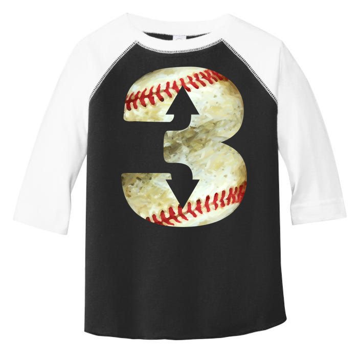 3 Up 3 Down Three Up Three Down Baseball Softball Player Gift Toddler Fine Jersey T-Shirt