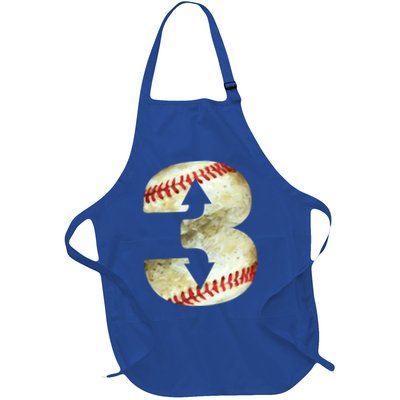 3 Up 3 Down Three Up Three Down Baseball Softball Player Gift Apron