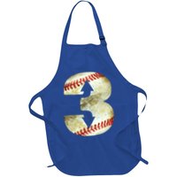 3 Up 3 Down Three Up Three Down Baseball Softball Player Gift Apron