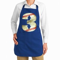 3 Up 3 Down Three Up Three Down Baseball Softball Player Gift Apron