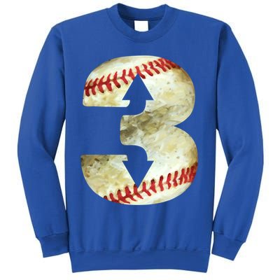 3 Up 3 Down Three Up Three Down Baseball Softball Player Gift Sweatshirt