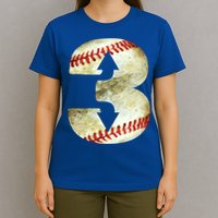 3 Up 3 Down Three Up Three Down Baseball Softball Player Gift T-Shirt