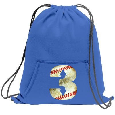 3 Up 3 Down Three Up Three Down Baseball Softball Player Gift Sweatshirt Cinch Pack Bag