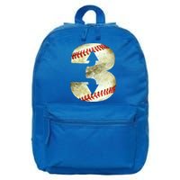 3 Up 3 Down Three Up Three Down Baseball Softball Player Gift 16 in Basic Backpack