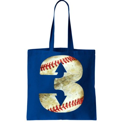 3 Up 3 Down Three Up Three Down Baseball Softball Player Gift Tote Bag