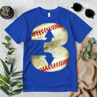 3 Up 3 Down Three Up Three Down Baseball Softball Player Gift Premium T-Shirt