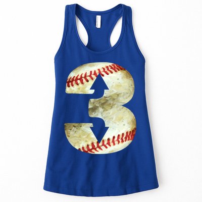 3 Up 3 Down Three Up Three Down Baseball Softball Player Gift Womens Tank Top