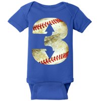 3 Up 3 Down Three Up Three Down Baseball Softball Player Gift Baby Bodysuit