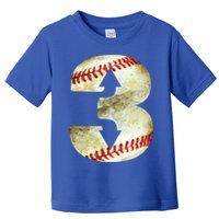3 Up 3 Down Three Up Three Down Baseball Softball Player Gift Toddler T-Shirt