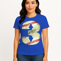 3 Up 3 Down Three Up Three Down Baseball Softball Player Gift Womens T-Shirt