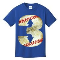 3 Up 3 Down Three Up Three Down Baseball Softball Player Gift Kids T-Shirt
