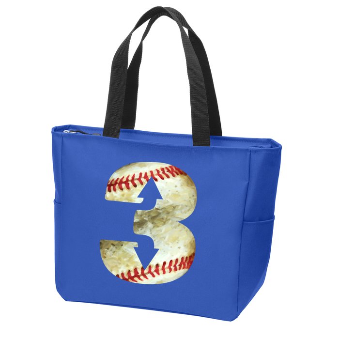 3 Up 3 Down Three Up Three Down Baseball Softball Player Gift Zip Tote Bag