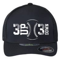 3 Up 3 Down Three Up Three Down Baseball Flexfit Unipanel Trucker Cap