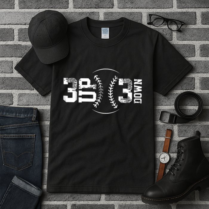 3 Up 3 Down Three Up Three Down Baseball Tall T-Shirt