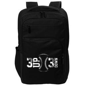 3 Up 3 Down Three Up Three Down Baseball Impact Tech Backpack