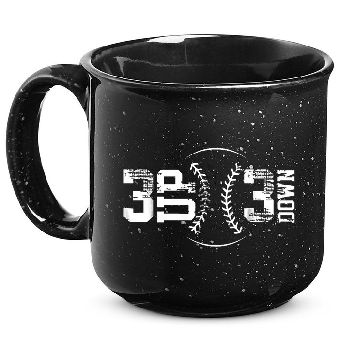 3 Up 3 Down Three Up Three Down Baseball 15oz Campfire Ceramic Mug