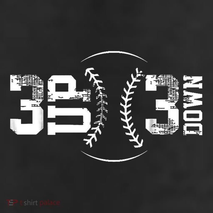 3 Up 3 Down Three Up Three Down Baseball Beanie
