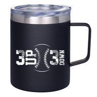3 Up 3 Down Three Up Three Down Baseball 12oz Stainless Steel Coffee Mug