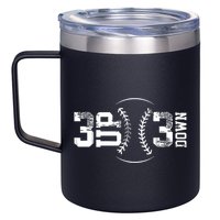 3 Up 3 Down Three Up Three Down Baseball 12oz Stainless Steel Coffee Mug