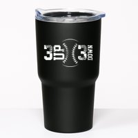 3 Up 3 Down Three Up Three Down Baseball Tumbler