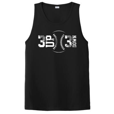 3 Up 3 Down Three Up Three Down Baseball PosiCharge Competitor Tank