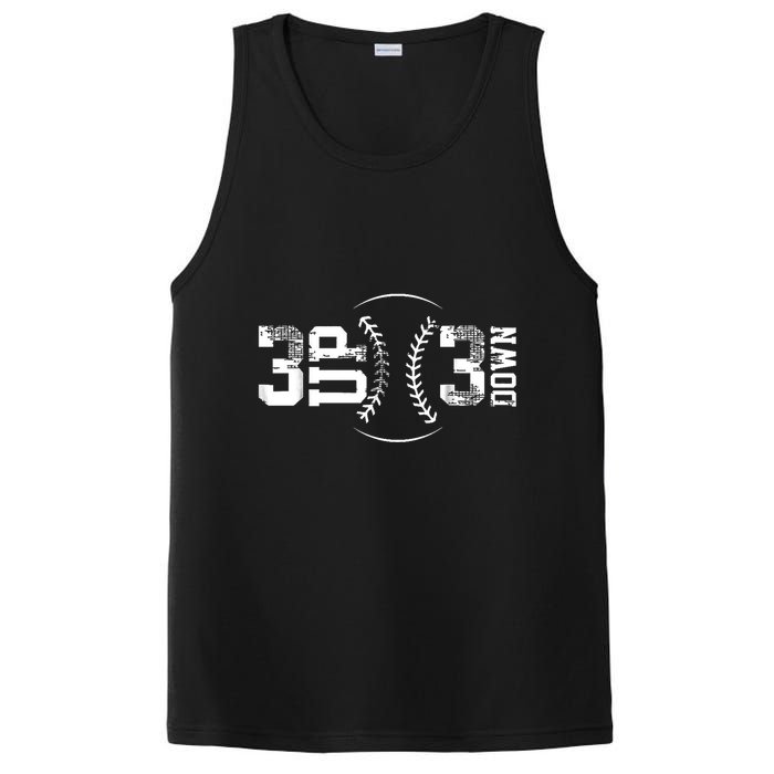 3 Up 3 Down Three Up Three Down Baseball PosiCharge Competitor Tank