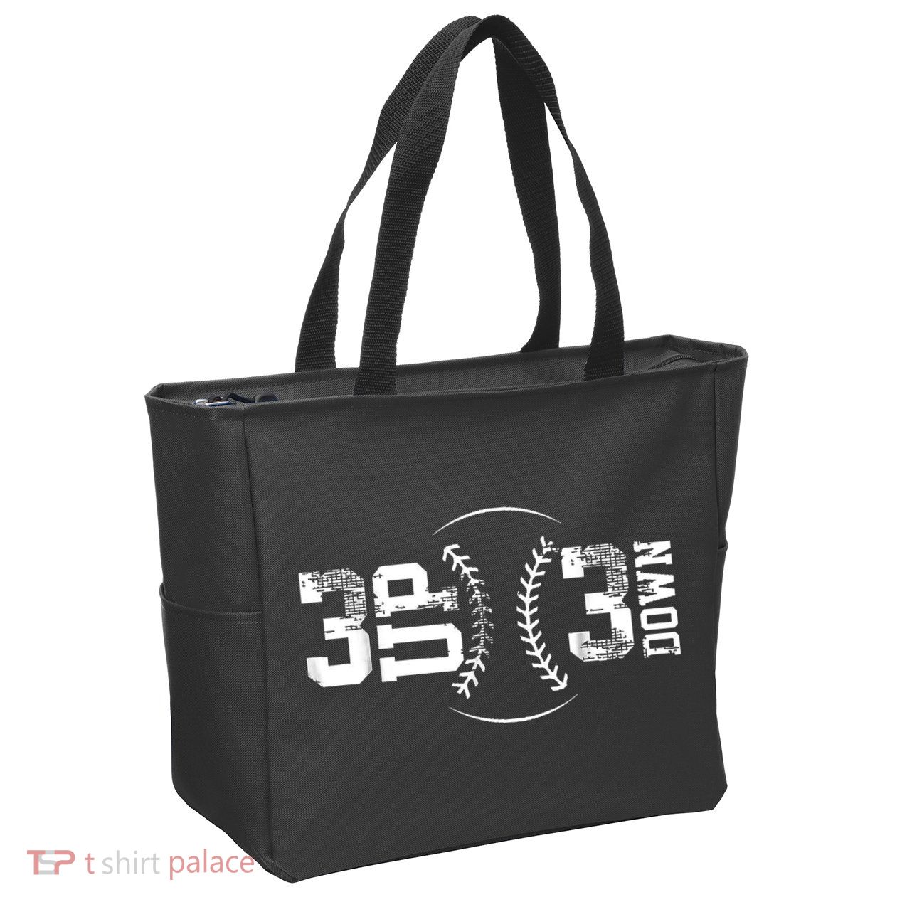 3 Up 3 Down Three Up Three Down Baseball Zip Tote Bag