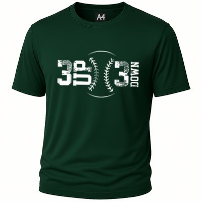 3 Up 3 Down Three Up Three Down Baseball Performance Shirt