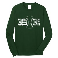 3 Up 3 Down Three Up Three Down Baseball Long Sleeve Shirt
