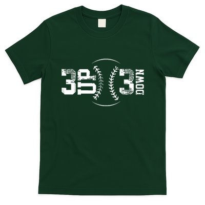 3 Up 3 Down Three Up Three Down Baseball T-Shirt
