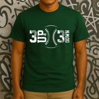 3 Up 3 Down Three Up Three Down Baseball T-Shirt