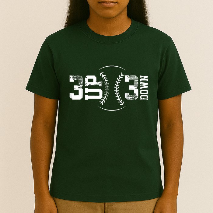 3 Up 3 Down Three Up Three Down Baseball T-Shirt