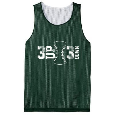 3 Up 3 Down Three Up Three Down Baseball Mesh Reversible Basketball Jersey Tank