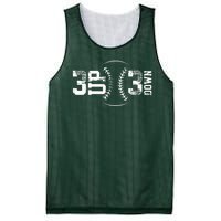 3 Up 3 Down Three Up Three Down Baseball Mesh Reversible Basketball Jersey Tank