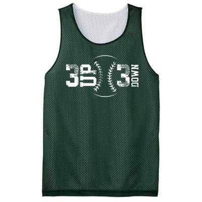 3 Up 3 Down Three Up Three Down Baseball Mesh Reversible Basketball Jersey Tank