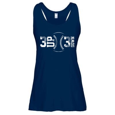 3 Up 3 Down Three Up Three Down Baseball Ladies Essential Flowy Tank