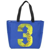 3 Up 3 Down Three Up Three Down Softball Distressed Cute Gift Zip Tote Bag