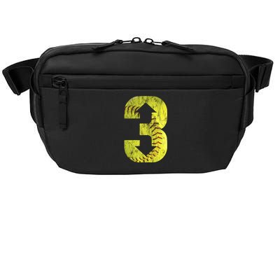 3 Up 3 Down Three Up Three Down Softball Distressed Cute Gift Crossbody Pack