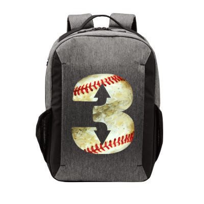 3 Up 3 Down Three Up Three Down Baseball Softball Player Gift Vector Backpack