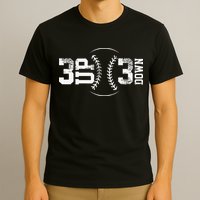 3 Up 3 Down Three Up Three Down Baseball T-Shirt
