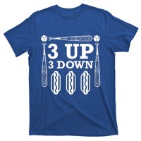 3 Up 3 Down Hotdogs Baseball Great Gift T-Shirt