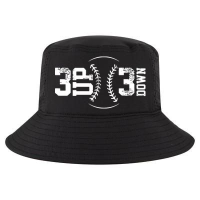 3 UP 3 Down Baseball Cool Comfort Performance Bucket Hat
