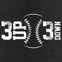 3 UP 3 Down Baseball 25L Jumbo Tote